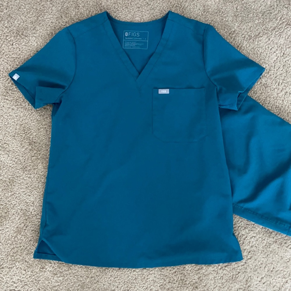 Figs set scrubs small/small dark teal